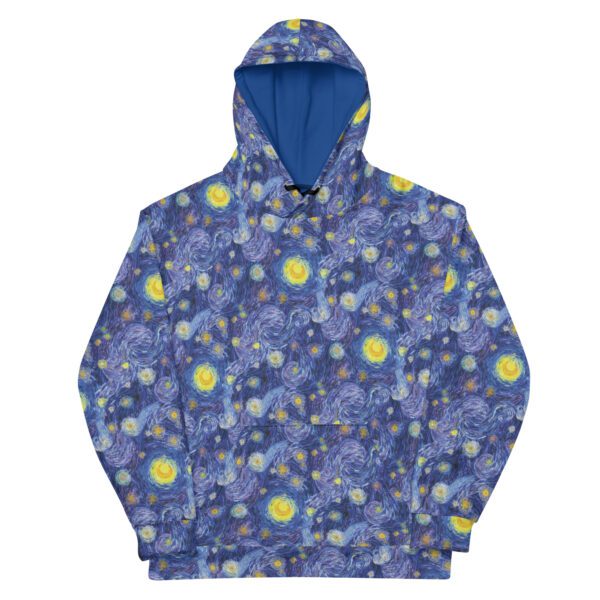 starry night hoodie - van gogh - art clothing - art hoodie - by vandal - unisex hoodie