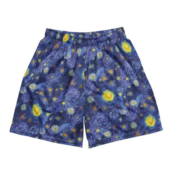 starry night short pants - van gogh -short pants - art short pants - art clothing - by vandal