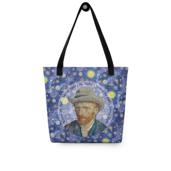 starry night tote bag - van gogh- tote bag - art tote bag - art accesory