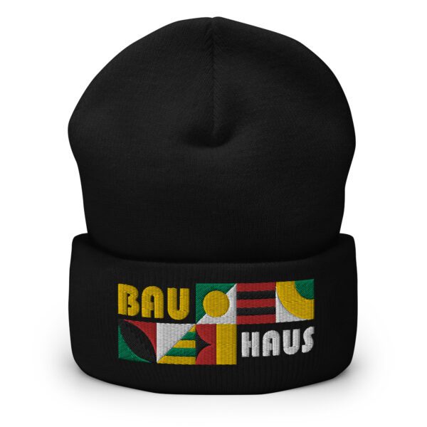 bauhaus beanie- bauhaus- art beanie- unisex beanie- by vandal