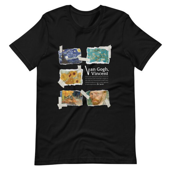 van gogh t-shirt - vincent van gogh - art clothing - art t-shirt- by vandal -