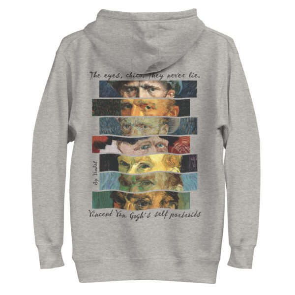 art t-hoodie - van gogh - vincent van gogh - art clothing - selfportraits - unisex hoodie