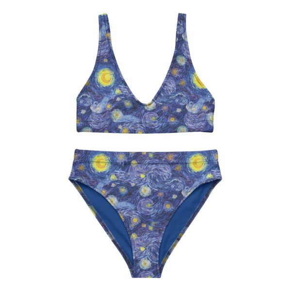 art bikini-starry night clothing - art clothing- art swimsuit - van gogh clothing