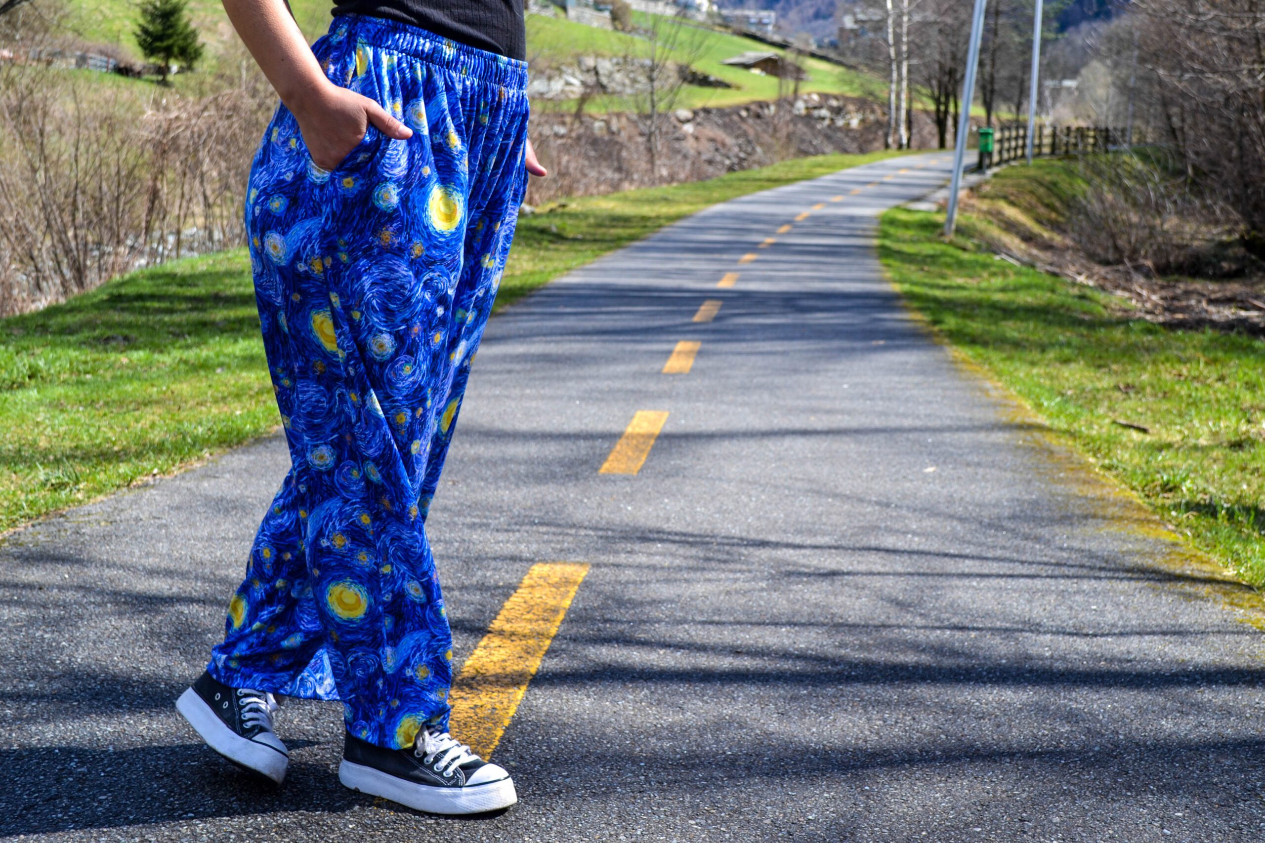 Unisex STARRY NIGHT wide-leg pants - By Vandal
