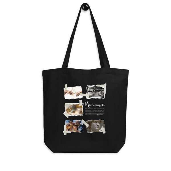 michelangelo - renaissance -tote bag-by vandal